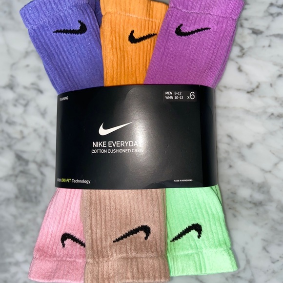COPY - NIKE MULTI COLORED 6PACK $45 - Picture 3 of 6